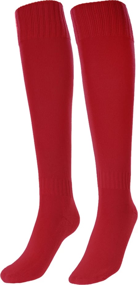 Çorape futbolli për meshkuj Iskierka, të kuqe