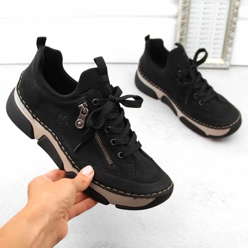 Këpucë Rieker femra, të zeza