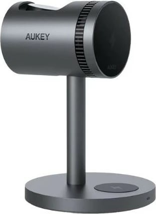 Qëndrim karikues wireless AUKEY MagFusion Pro 3-in-1 MagSafe, me ftohje aktive