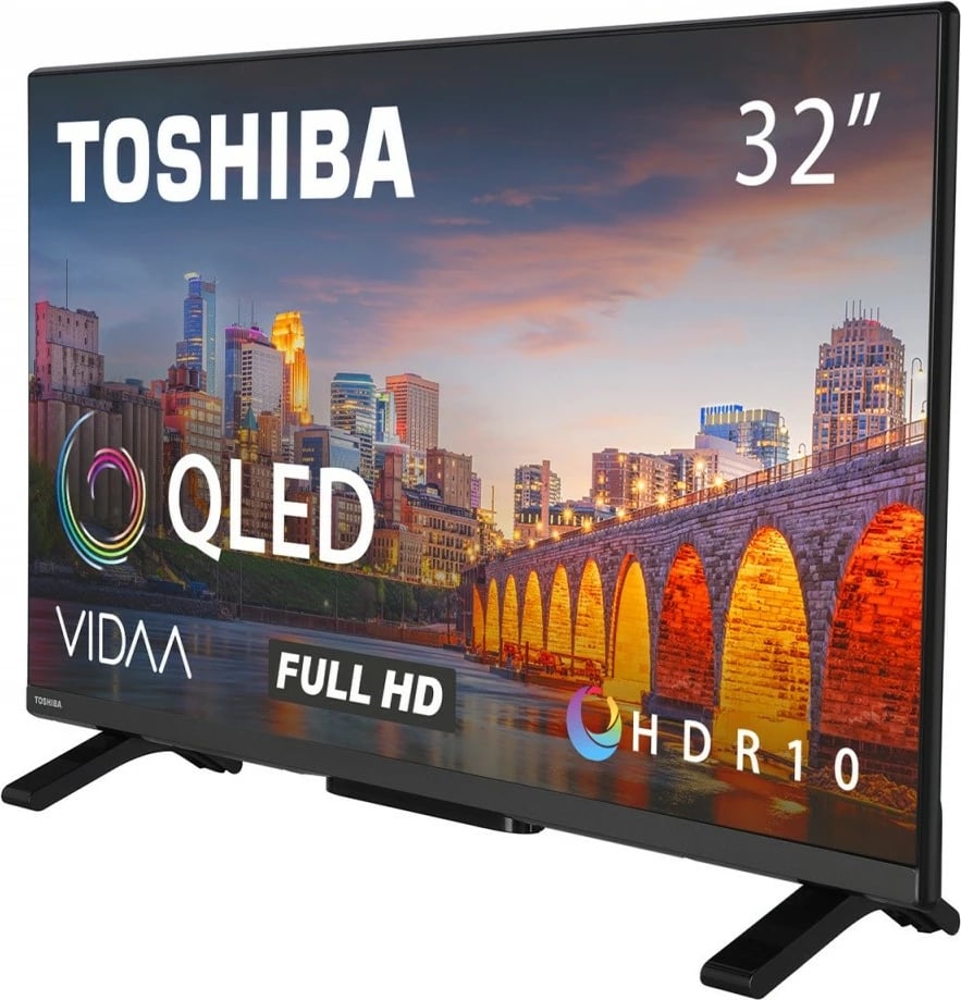 Televizor Toshiba QLED 32QV2F63DG, 32", Full HD, Smart TV, HDR10