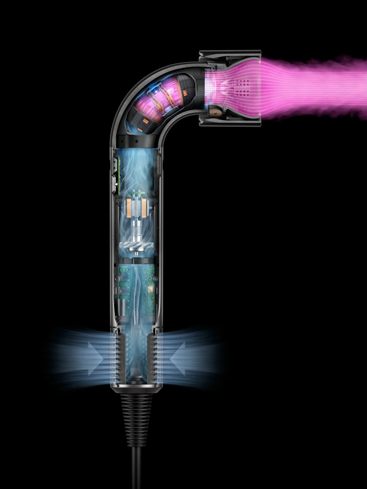 Tharëse flokësh Dyson Supersonic, 1700W, 5 aksesorë, pink