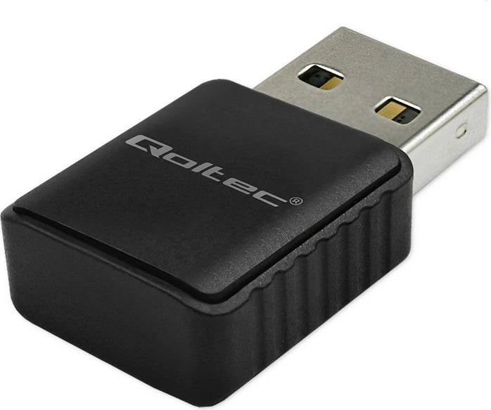 Adapter WiFi Qoltec 56988, mini, USB, 1300 Mbps, i zi