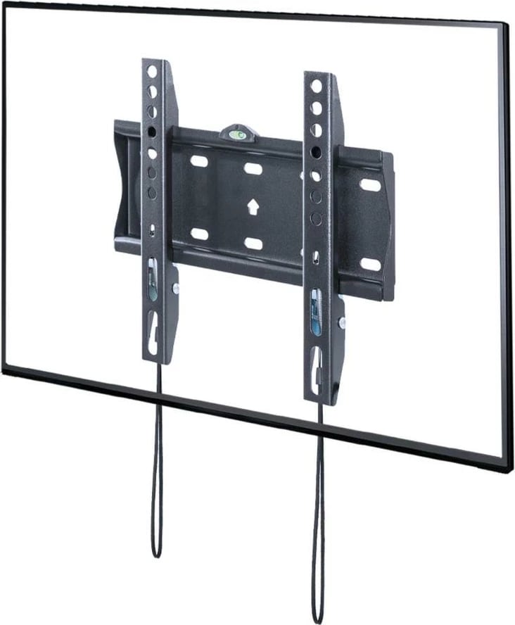 Mbajtëse muri TV Techmade Gembird, fiks, 23-42 inç, 30kg, e zezë
