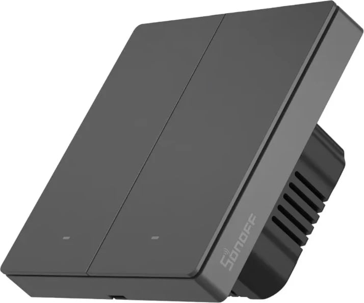 Switch i mençur Sonoff M5 2C, 2 kanale, WiFi, gri