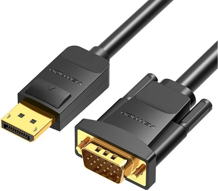 Kabëll Vention DisplayPort - VGA, 3m, i zi