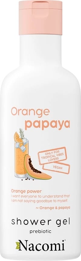 Xhel dushi për femra Nacomi Orange and Papaya 300ml
