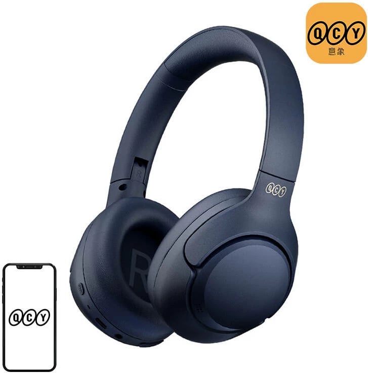 Kufje wireless QCY H3, ANC, Hi-Res Audio, Bluetooth 5.3, Kaltër