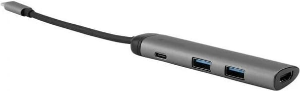 Dock për laptop Verbatim 49140, USB 3.2 Gen 1 Type-C, Metal