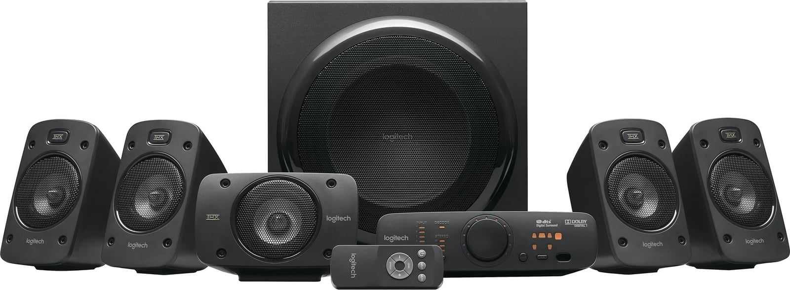 Logitech Surround Sound Speakers Z906 500 W Black 5.1 channels Logitech Surround Sound Speakers Z906 500 W Black 5.1 channels
