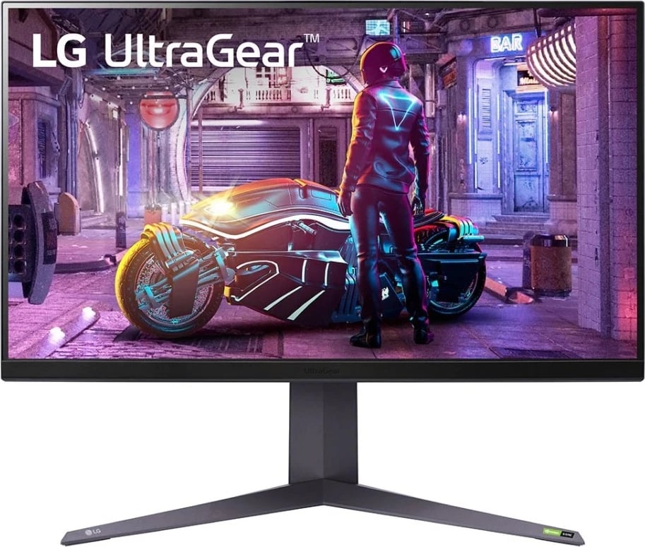 Monitor LG 32GQ850-B, 31.5", IPS, QHD, 240 Hz, HDR, e zezë