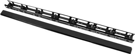 Panel menaxhimi kabllosh Lanberg AK-1209-B, 19", Çelik, i Zi, 2 copë