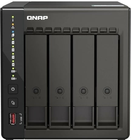 NAS QNAP TS-453E-8G, 4-bay, Intel Celeron 2GHz, 8GB RAM, i zi