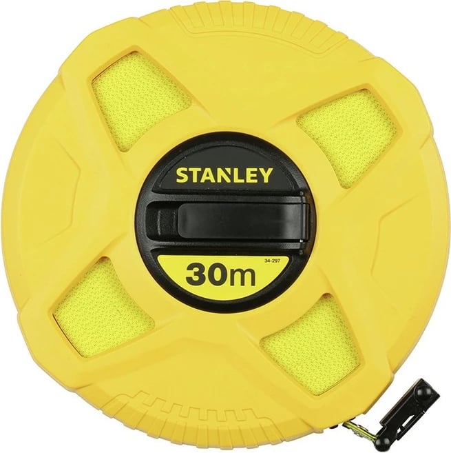 Metër fiberglas Stanley 30m, 12.7mm, i verdhë
