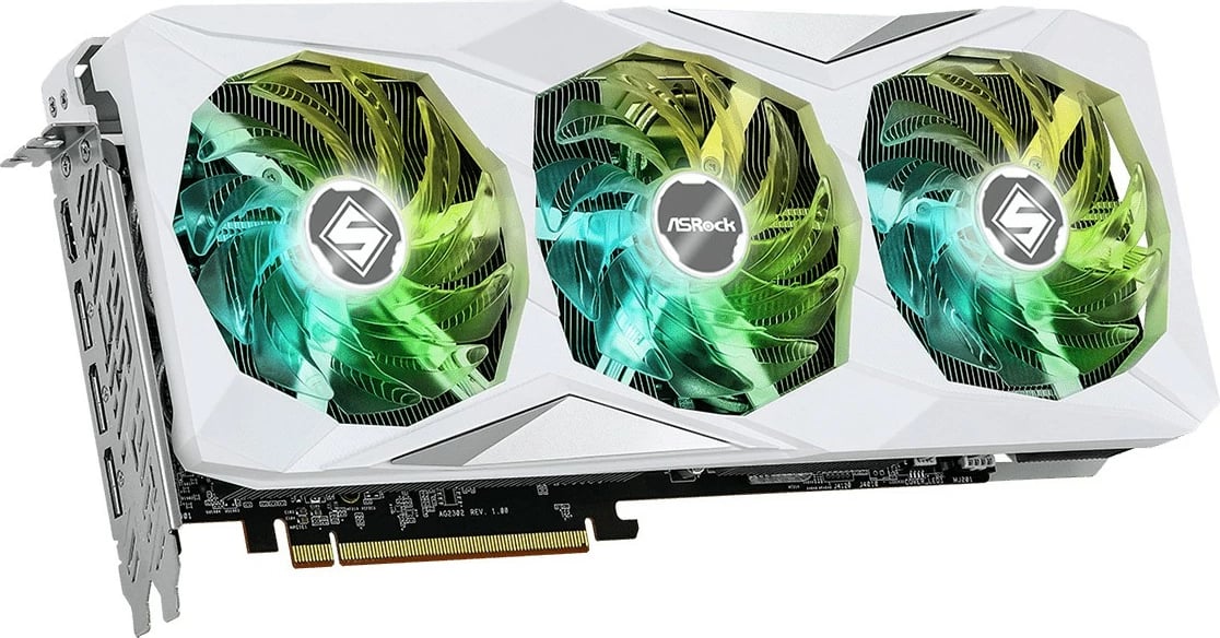 Kartelë grafike ASRock Radeon RX 7800 XT Steel Legend OC, 16 GB, GDDR6, e bardhë
