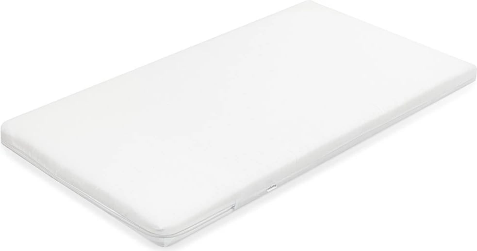 Dyshek djepi, New Baby, Standard 90x40x7 cm, kokosi + shkumë PU, i bardhë