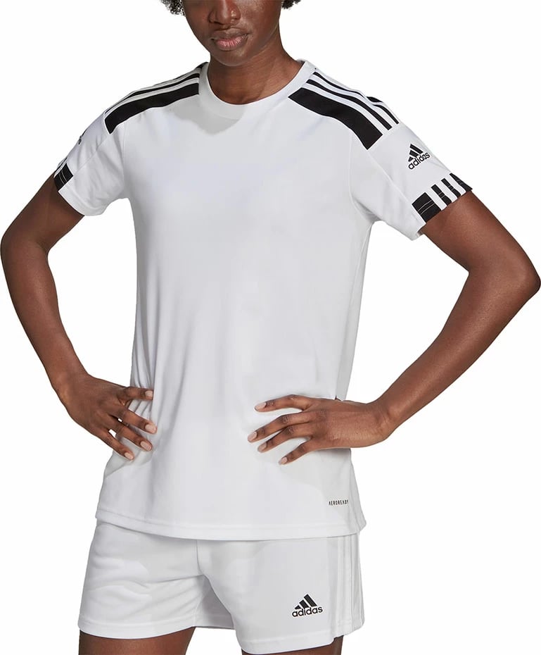 Maicë adidas për femra, e bardhë