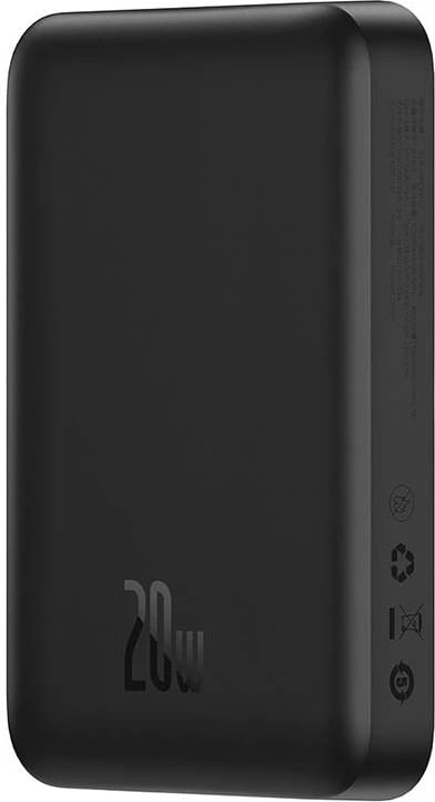 Powerbank Baseus Magnetic Mini 10000mAh, 20W, MagSafe, e zezë