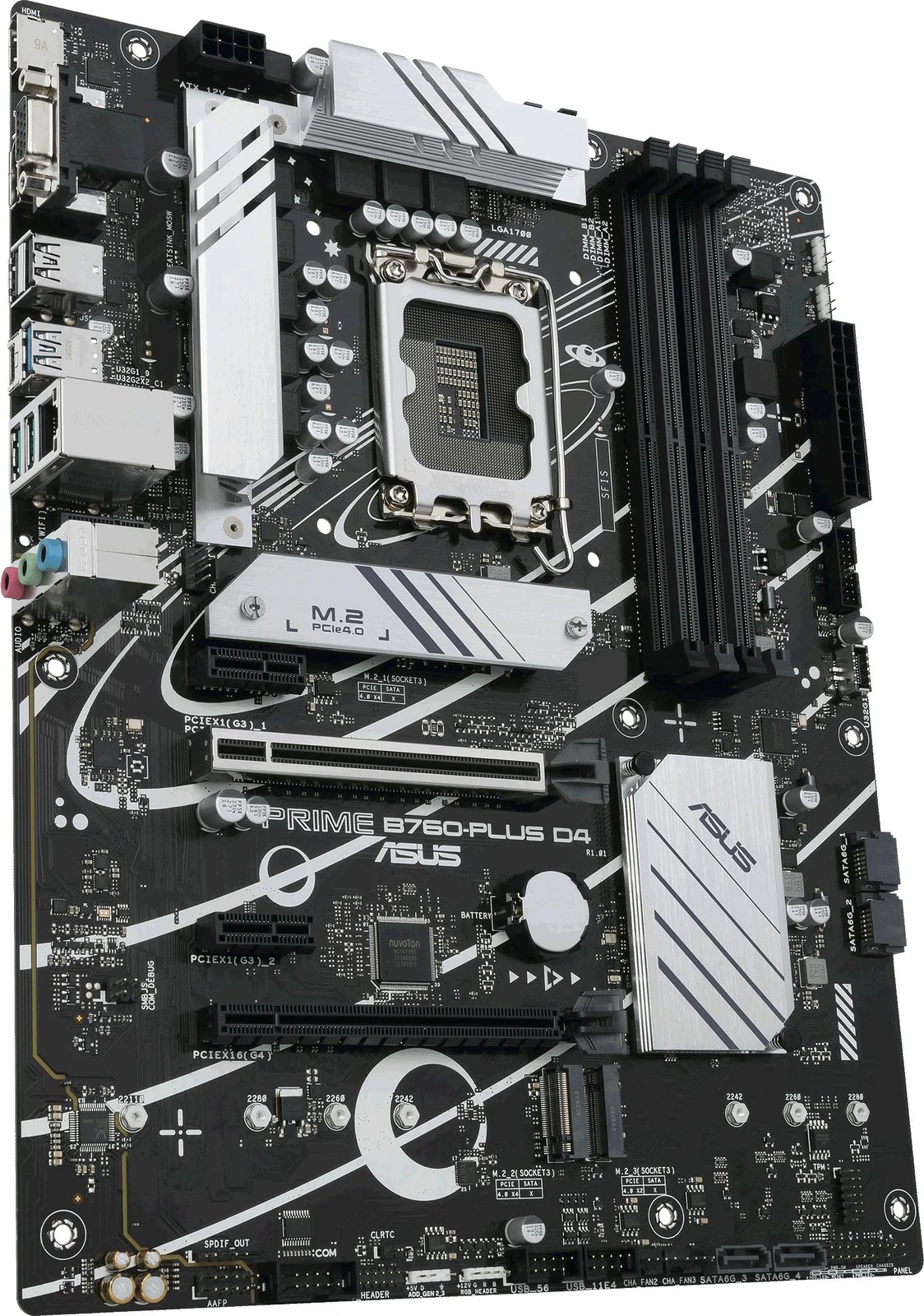 Pllakë amë ASUS PRIME B760-PLUS D4, Intel, LGA 1700, DDR4-SDRAM, 128 GB