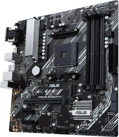 Pllakë amë Asus PRIME B450M-A II, micro ATX, Socket AM4, DDR4, M.2, e zezë