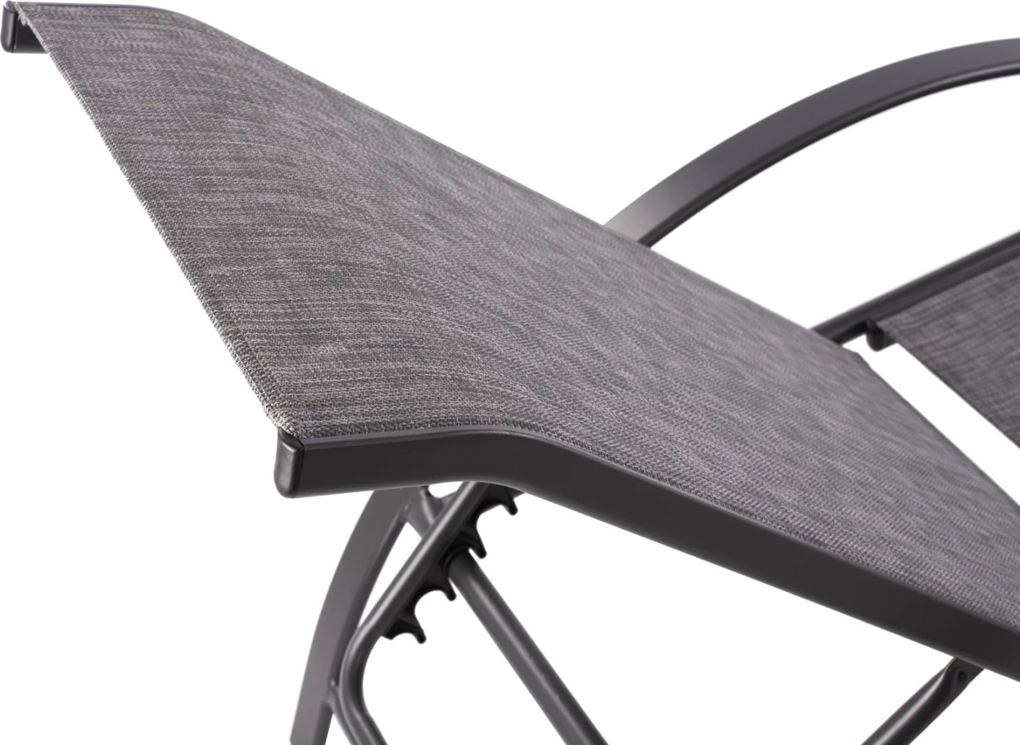 Shtrat dielli alumini gri me tekstilene gri FH5133.01 194x54-66x30 cm