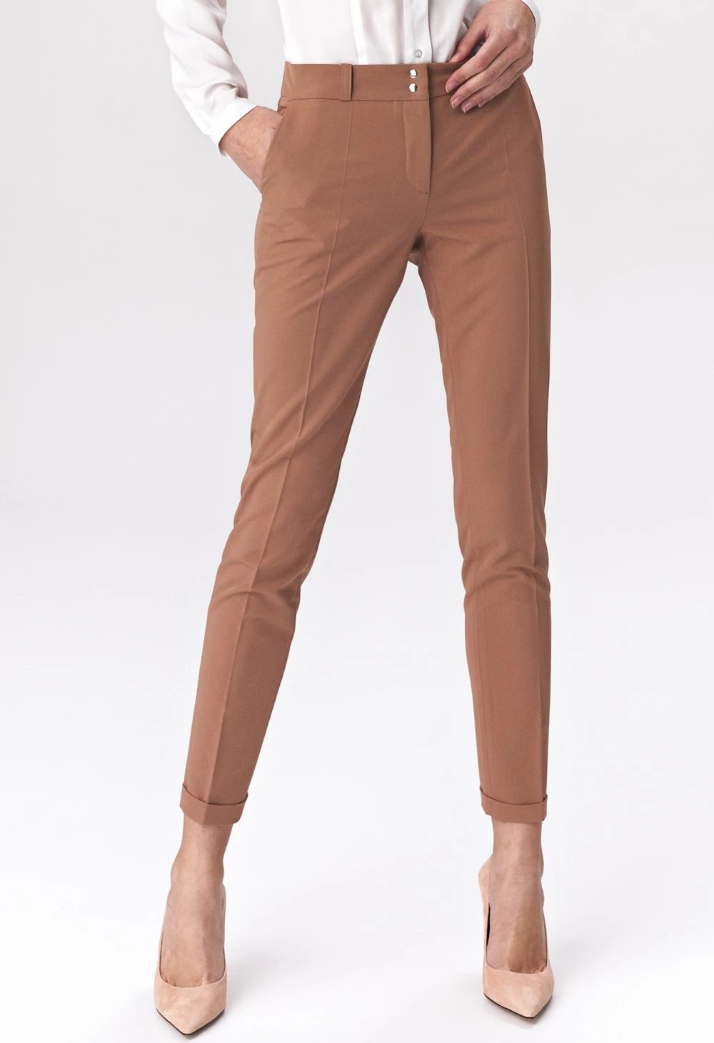 Pantallona femra Nife 142051, kafe