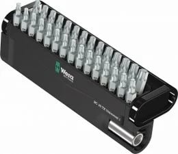 Set bitash Wera 30 copë, çelik inox
