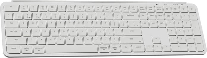 Tastierë pa tela Keychron B6 Pro, ultra e hollë, 2.4G, 109 taste, USB-C, e bardhë