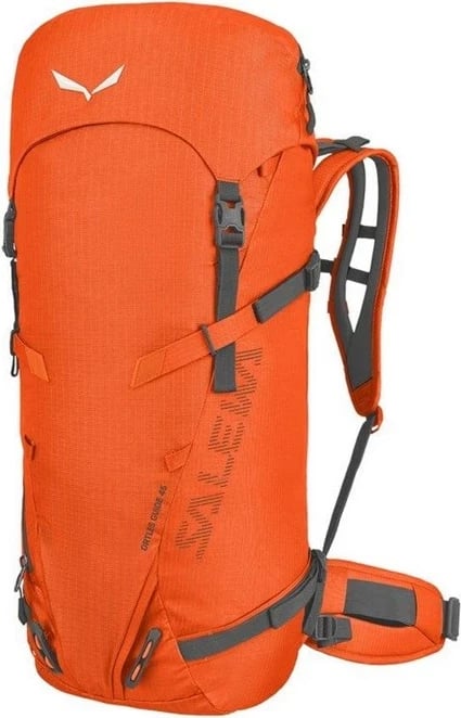 Çantë shpine Salewa Ortles Guide 45L, e kuqe-portokalli