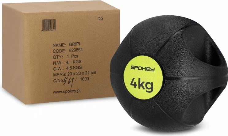 Top për stërvitje Spokey Gripi, 4kg për meshkuj dhe femra