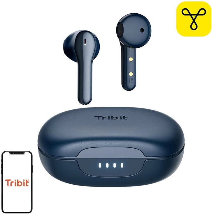 Kufje TWS Tribit SolarBuds C2 BTH96R, Bluetooth 5.2, të zeza