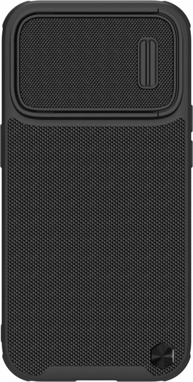 Mbështjellës Nillkin Textured S Case për iPhone 14 Pro Max, me kapak kamere, e zezë
