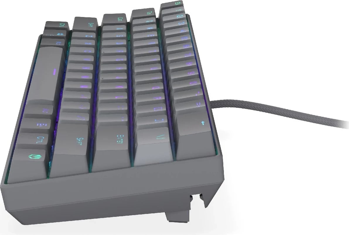 Tastierë mekanike Endorfy Thock V2 Compact, 60%, RGB, gri