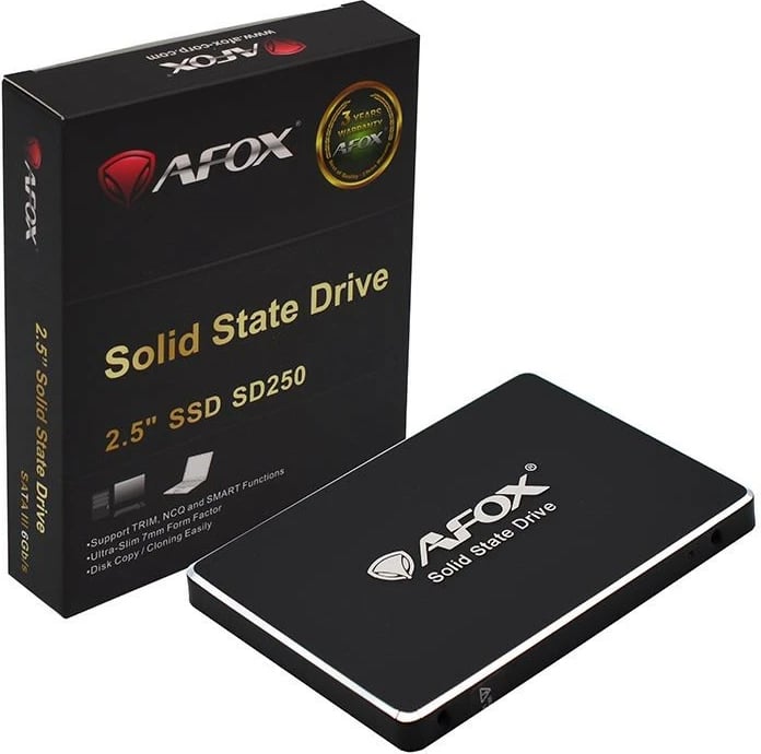 SSD AFOX SD250-128GN, 128GB, 2.5", SATA III, Zi