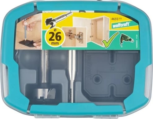 Set bitash Wolfcraft WF4655000 për dru, 3 copë