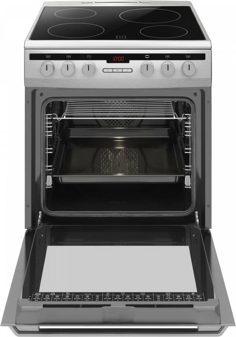 Sobë me induksion Amica 6118IED3.475HTaKDp(Xx) PIZZA, 77L, inox
