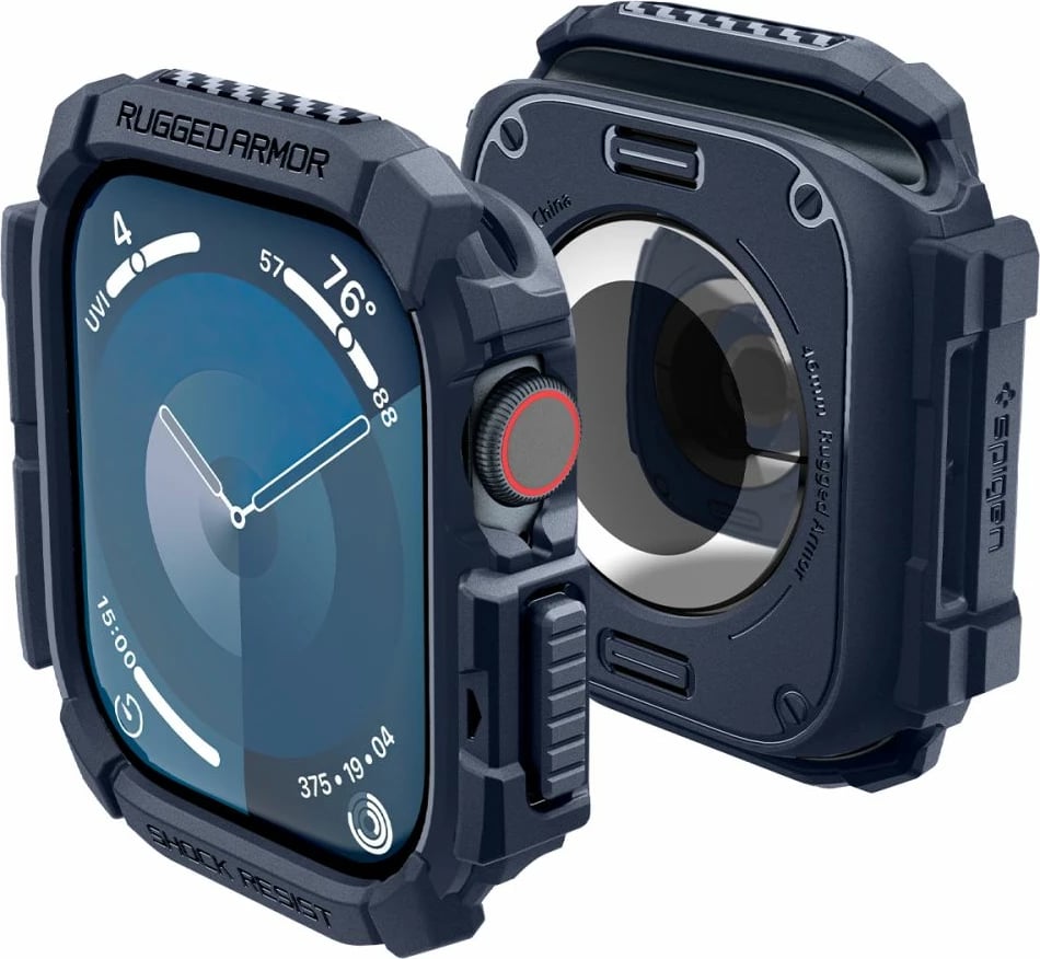 Mbështjellës Spigen Rugged Armor për Apple Watch 10, 46mm, Blu Mbështjellës Spigen Rugged Armor për Apple Watch 10, 46mm, Blu