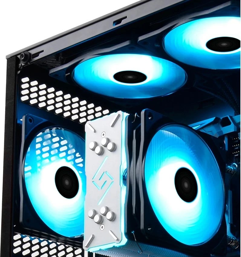 Ventilator kase DeepCool RF120-3in1, 12 cm, 3 copë, i zi, me ndriçim multi