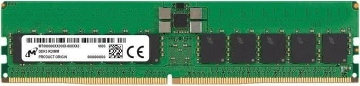 RAM Memorje Micron DDR5 RDIMM 32GB 6400MHz CL52 për servera