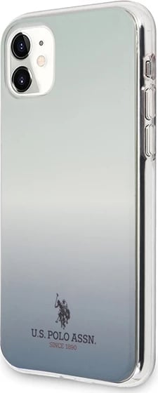 Mbështjellës U.S. Polo Assn. USHCN61TRDGLB për iPhone 11, Pattern Gradient, Kaltër