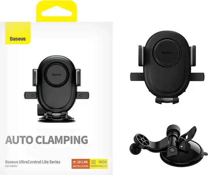 Mbajtës telefoni Baseus UltraControl Lite Series, C40351700111-00, i zi