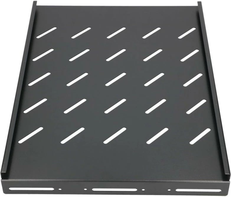 Raft kabineti Extralink EX.19096, 1U, 350mm, për kabinete 19 inç, zi