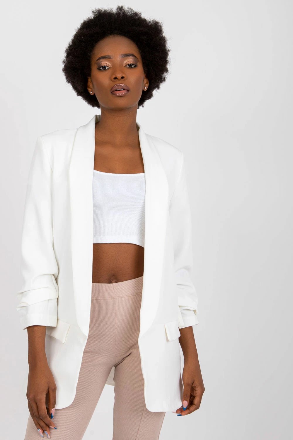 Jakne Italy Moda 162574, e bardhë