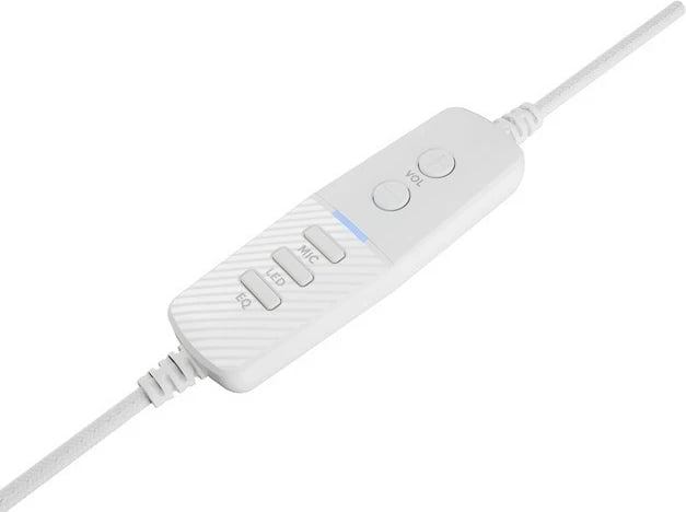 Kufje Genesis Neon 764 RGB, të bardha