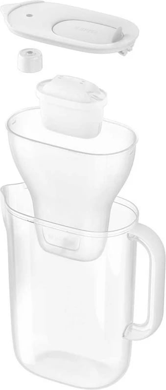 Ibrik filtri për ujë BRITA Style Essential me 1 filtër MAXTRA Pro, 2.4L, Bardhë