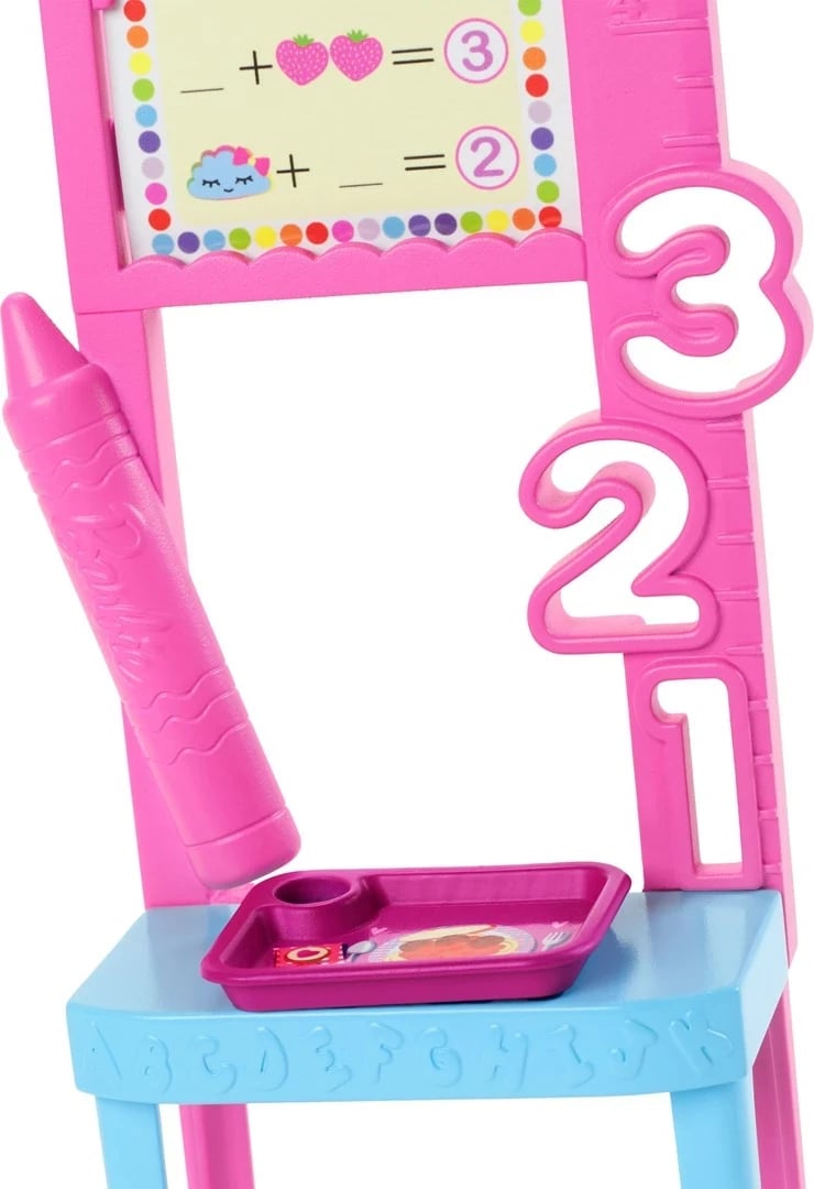 Lodër Barbie Mësuese, MATTEL, Multikolor, Set prej 2 copash