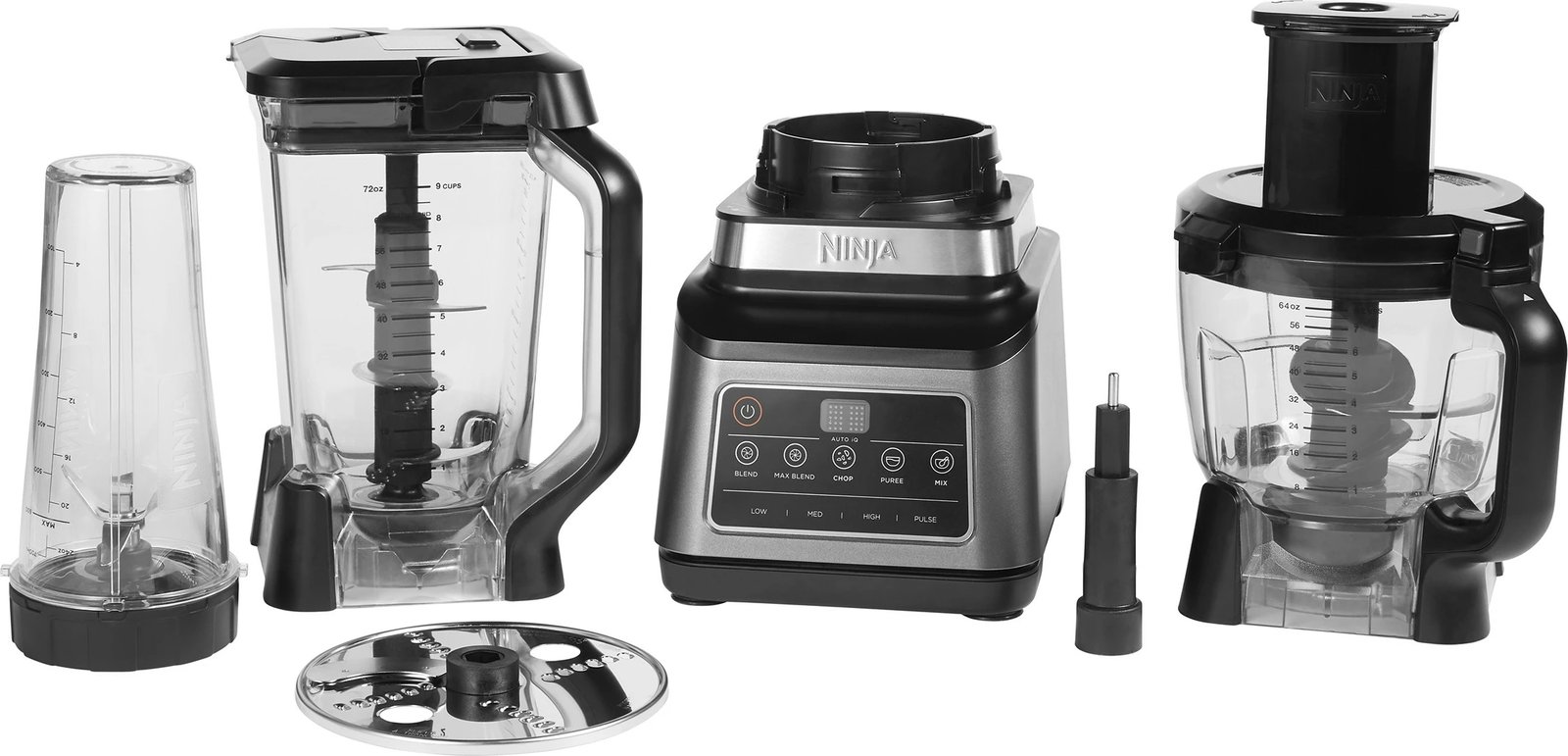 Blender Ninja BN800, 2.1 L, 21000 RPM, 1200 W, Ngjyrë e zezë, argjend