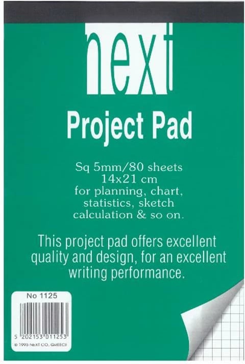Bllok shënimesh NEXT 14x21cm, 80 fletë