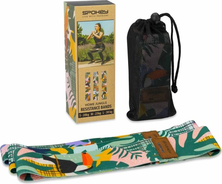 Set i shiritave stërvitore Spokey Home Jungle për meshkuj dhe femra