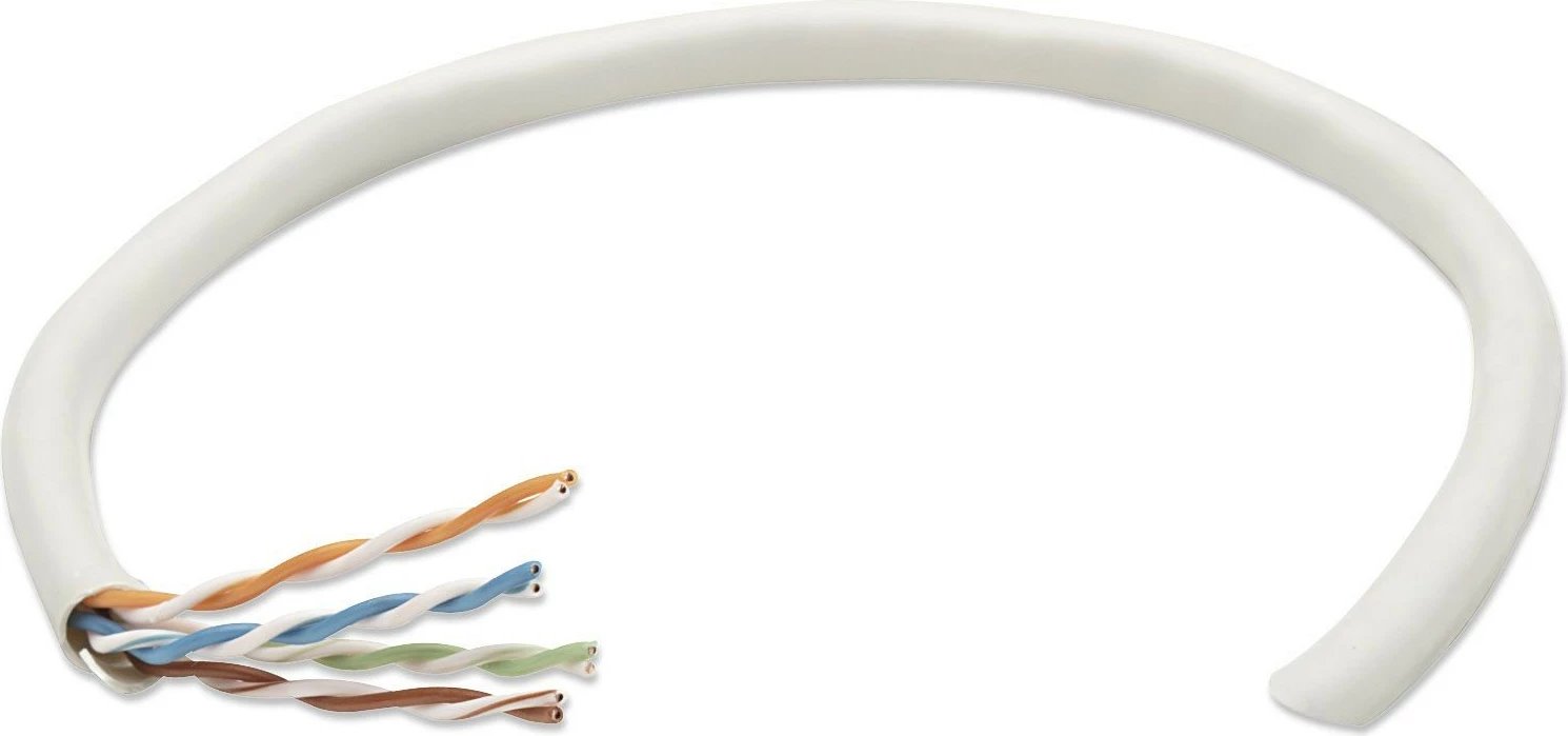 Kabllo rrjeti Intellinet CAT 5e UTP 4x2, 305m, Gri