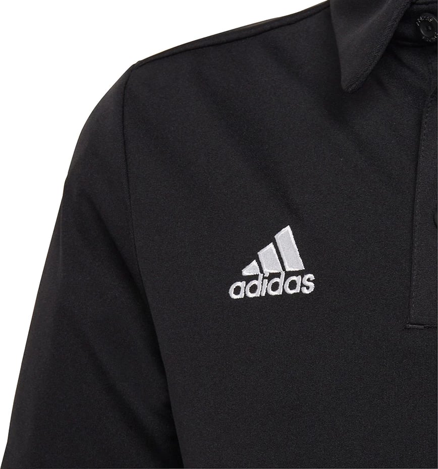 Maicë polo për fëmijë adidas, e zezë